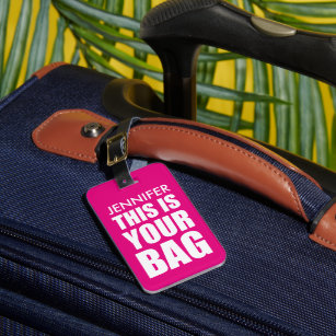 Funny Personalisiert Bag Achtung Reisegepäck Gepäc Gepäckanhänger