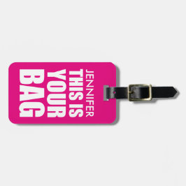 Funny Personalisiert Bag Achtung Reisegepäck Gepäc Gepäckanhänger