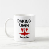 Funny Personalisiert Baking Queen Kaffeetasse (Links)