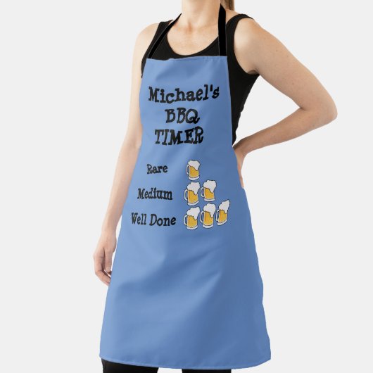 Funny Personalisiert Barbeque Timer Schürze (InSitu)