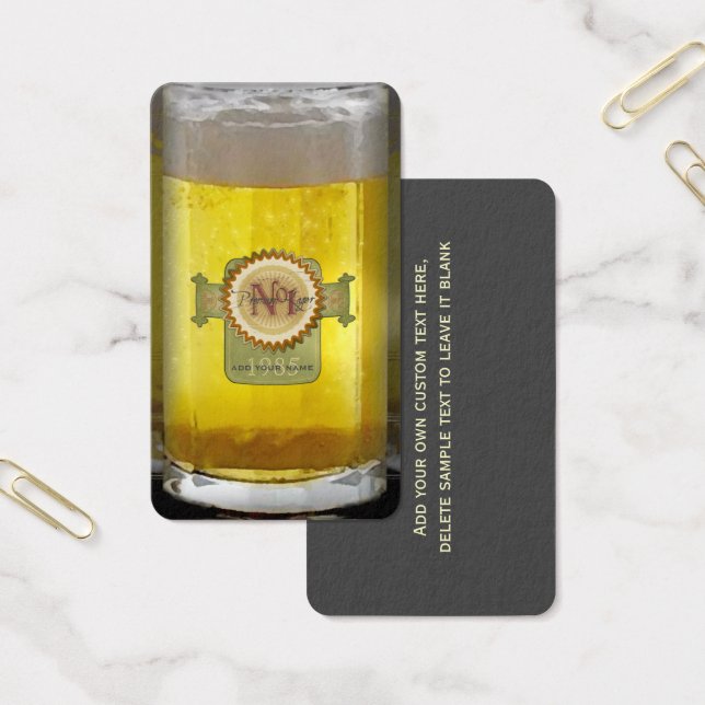 Funny Personalisiert Beer Glass (Büro)