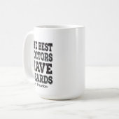 Funny Personalisiert Best Doctor has Beards Kaffeetasse (Vorderseite Links)