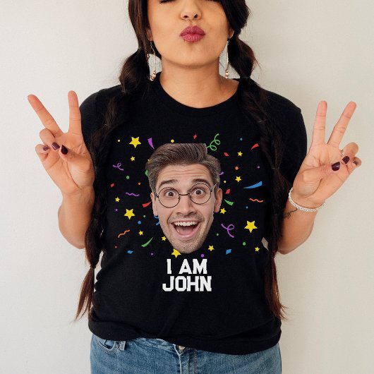 Funny Personalisiert Birthday Party Custom Foto T-Shirt