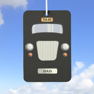 Funny Personalisiert Black Taxi Car Air Freshener Autolufterfrischer