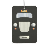 Funny Personalisiert Black Taxi Car Air Freshener Autolufterfrischer (Vorderseite)