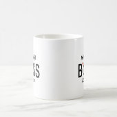 Funny Personalisiert Boss Horns Kaffee Tasse (Mittel)