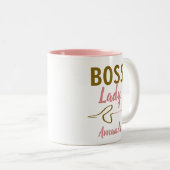 Funny Personalisiert Boss Lady Whip Tasse (VorderseiteRechts)