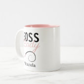 Funny Personalisiert Boss Lady Whip Zweifarbige Tasse (Vorderseite Links)