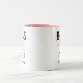 Funny Personalisiert Boss Lady Whip Zweifarbige Tasse (Mittel)