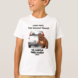 Funny Personalisiert Camping Bear Family Wiederseh T-Shirt