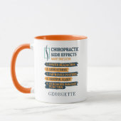 Funny Personalisiert Chiropractic Side Effects Gag Tasse (Links)