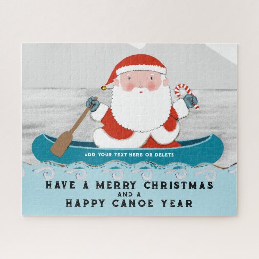 Funny Personalisiert Christmas Jigsaw Puzzle (Horizontal)