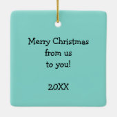 Funny Personalisiert Christmas Ornament Geschenk (Rückseite)