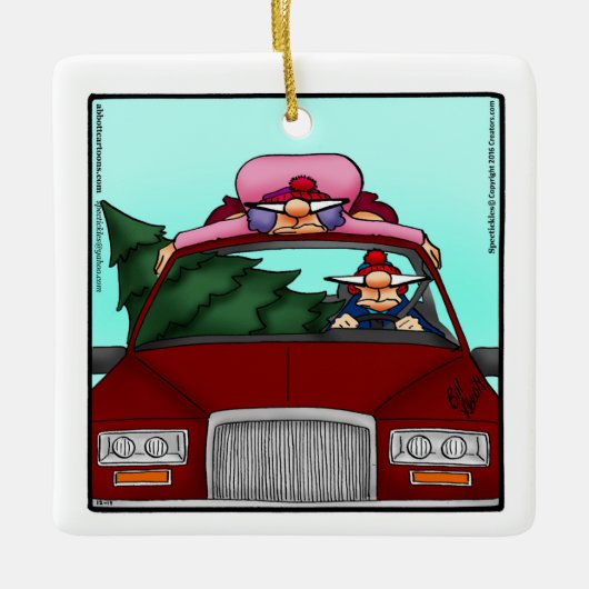 Funny Personalisiert Christmas Ornament Geschenk (Vorderseite)