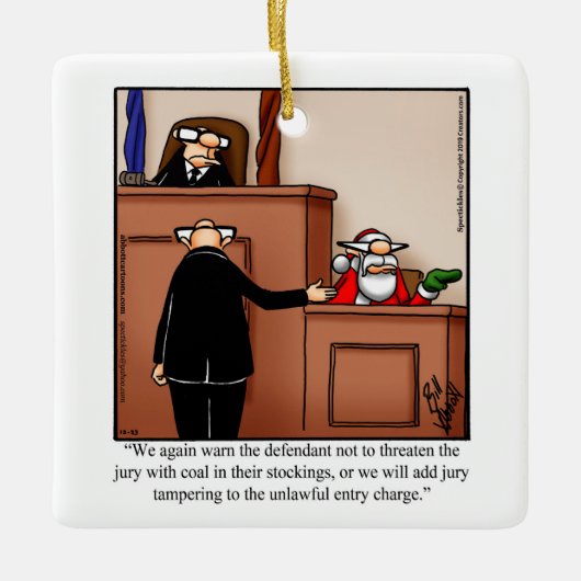 Funny Personalisiert Christmas Ornament Geschenk (Vorderseite)