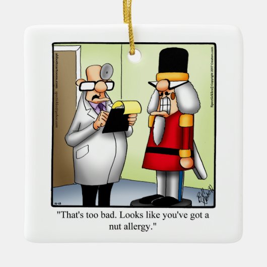 Funny Personalisiert Christmas Ornament Geschenk (Vorderseite)