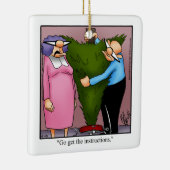 Funny Personalisiert Christmas Ornament Geschenk (Rechts)
