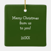 Funny Personalisiert Christmas Ornament Geschenk (Rückseite)