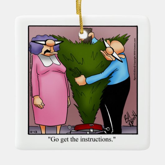 Funny Personalisiert Christmas Ornament Geschenk (Vorderseite)
