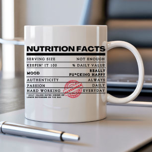 Funny Personalisiert Classic Typografy Label Kaffeetasse