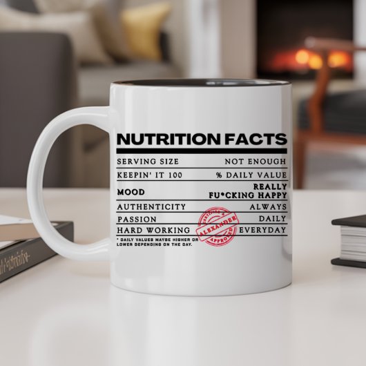 Funny Personalisiert Classic Typografy Label Kaffeetasse