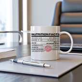 Funny Personalisiert Classic Typografy Label Kaffeetasse