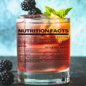 Funny Personalisiert Classic Typografy Label Whiskyglas