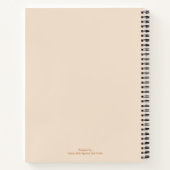 Funny Personalisiert Custom Dog Liebesgeschenk Notizblock (Rückseite)