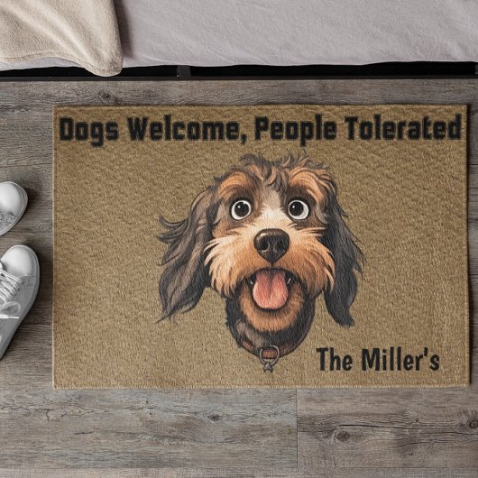 Funny Personalisiert Custom Dog Lover Geschenk Fußmatte