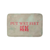 Funny Personalisiert Custom Ihr eigenes Foto & Tex Badematte (Vorderseite)