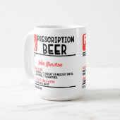 Funny Personalisiert Doctor Ber-Verschreibung Kaffeetasse (Vorderseite Links)