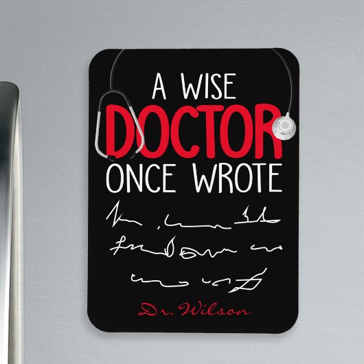 Funny Personalisiert Doctor lustiges Sprichwort Magnet