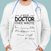 Funny Personalisiert Doctor lustiges Sprichwort T-Shirt