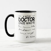 Funny Personalisiert Doctor lustiges Sprichwort Tasse (Links)