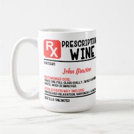 Funny Personalisiert Doctor Weinrebe Kaffeetasse