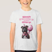 Funny Personalisiert Dog Geburtstag Bruder Tri-Blend Shirt (Vorderseite)