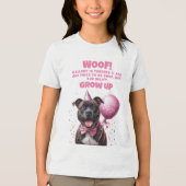 Funny Personalisiert Dog Geburtstag Bruder Tri-Blend Shirt (Vorderseite)