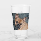 Funny Personalisiert Dog Vater Glas (Rückseite)