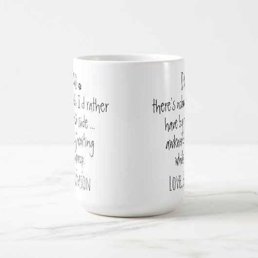 Funny Personalisiert Dog Vater Kaffeetasse (Mittel)