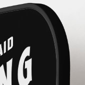 Funny Personalisiert Drink Beer Pickleball Schläger (Linke Seite)