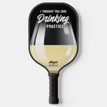 Funny Personalisiert Drinking Practice Weißer Wein