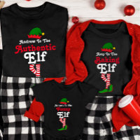 Funny Personalisiert Elf Squad Matching Weihnachte