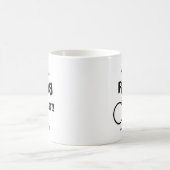 Funny Personalisiert Er setzte einen Ring drauf Kaffeetasse (Mittel)