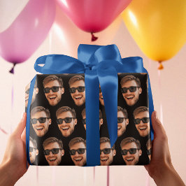 Funny Personalisiert Face Foto Geschenkpapier