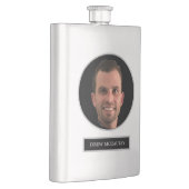 FUNNY Personalisiert Face Foto Trauzeuge Gift Flachmann (Rechts)