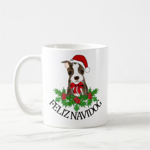 Funny Personalisiert French Bulldog Weihnachtsmann Kaffeetasse