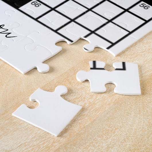 Funny Personalisiert Game Black und White Crosswor Puzzle (Seite)