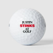Funny Personalisiert Golf Balls Golfball (Vorderseite)
