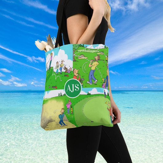 Funny Personalisiert Golf Themed. Tasche