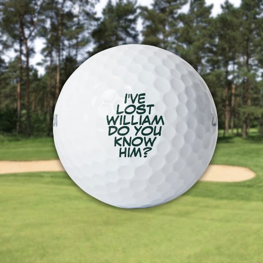 Funny Personalisiert Green Love Golf Balls Golfball